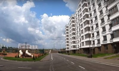 El complejo Nevsky es la principal urbanización de nueva construcción de la ciudad. Foto: BBC .