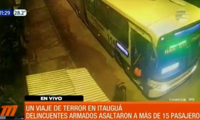 Asalto en Itauguá. Captura de imagen.