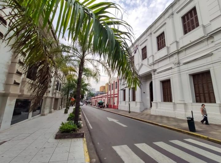 Calles del centro de Asunción. Foto: Conozca Paraguay.