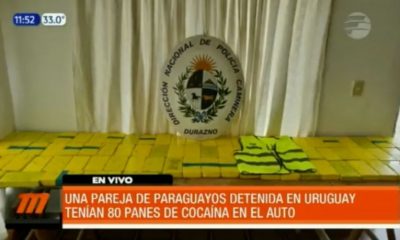 Detienen a paraguayos en Uruguay. Foto: captura.