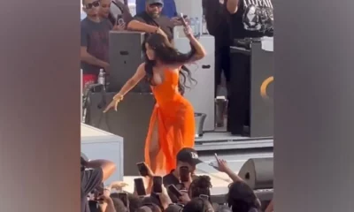 Cardi b en concierto. Foto: Redes.