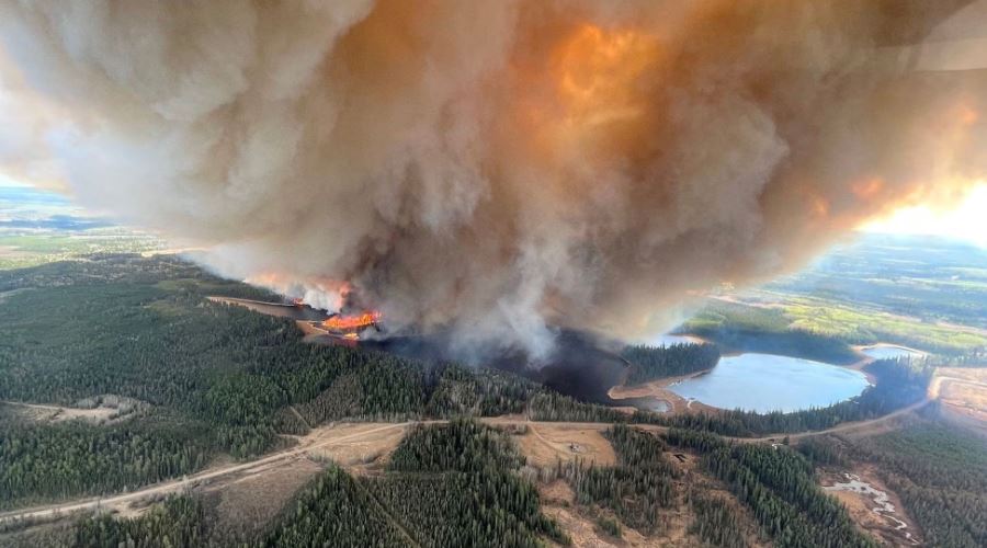 Incendios forestales en Canadá. Foto: El País.