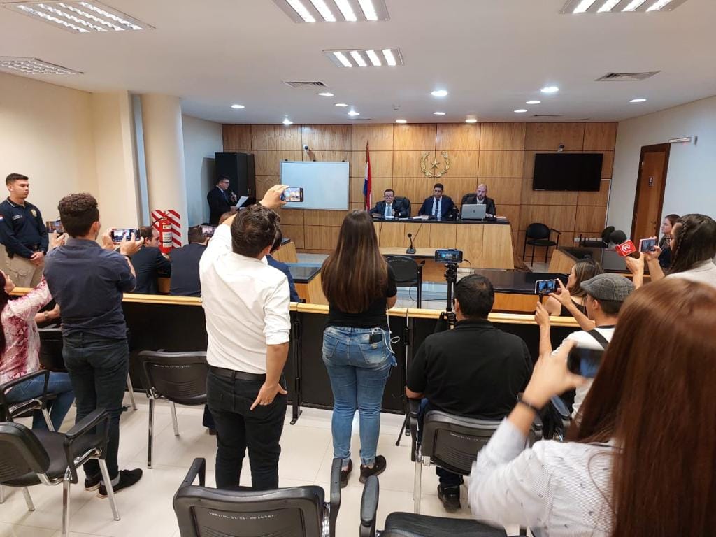 Alegatos finales del juicio al empresario español. Foto: Ministerio Público.