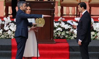 Juramento de Mario Abdo Benítez como presidente. Foto: IP Paraguay