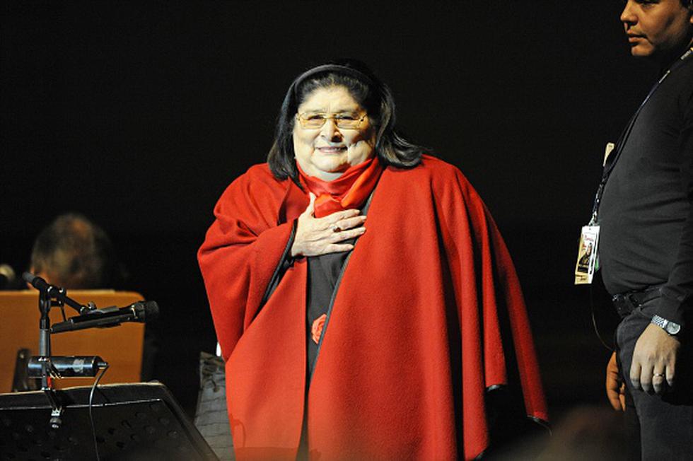 Mercedes Sosa. Foto: Diario con vos.