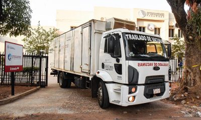 Traslado de vacunas. Foto: Ministerio de Salud.