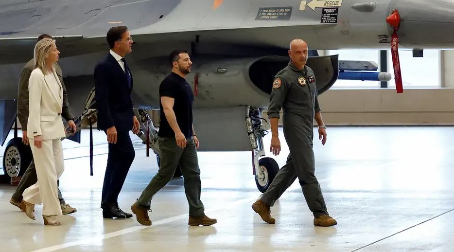 EE.UU. ya había prometido al gobierno neerlandés apresurar el papeleo necesario para que Ucrania cuente con estos aviones de combate. Foto: DW.