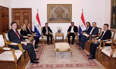 Reunión de senadores con el canciller nacional. Foto: Gentileza.