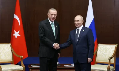 Putin y Erdogan. Foto archivo. DW.