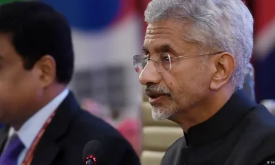 Subrahmanyam Jaishankar, canciller de la India, durante un encuentro con sus homólogos del G20 en marzo. Foto: DW.