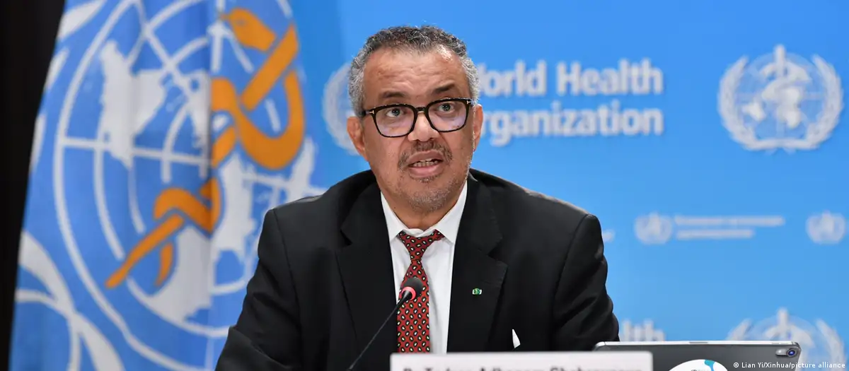 Tedros Adhanom Ghebreyesus, jefe de la OMS. Foto: DW.