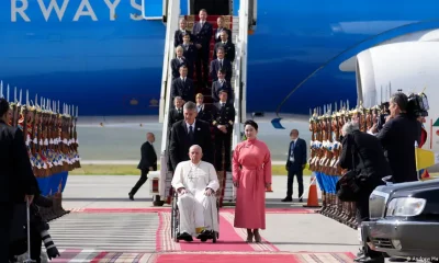 Papa Francisco llegando a Magnolia. Foto:DW.