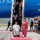 Papa Francisco llegando a Magnolia. Foto:DW.