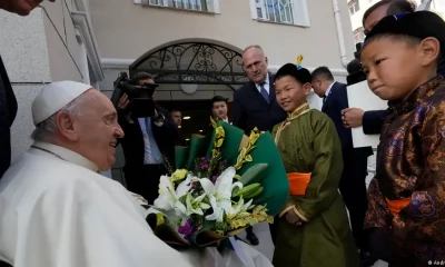 Papa Francisco en Mongolia. Foto: DW.