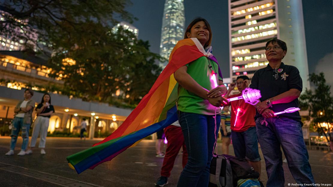 Comunidad LGBT en Hong Kong. Foto: DW.