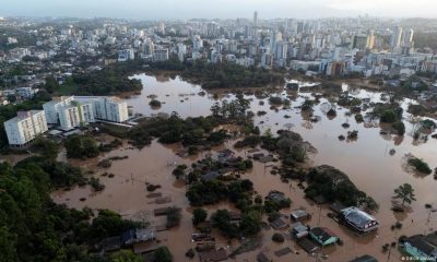 Inundación en Brasil. Foto: DW.