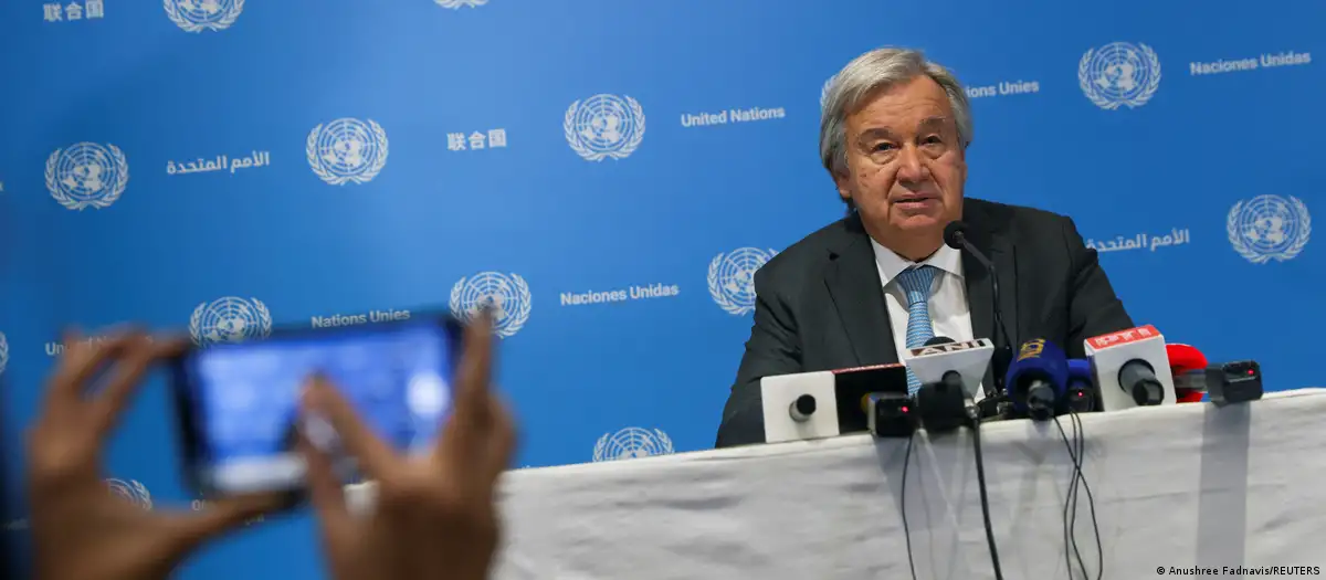 António Guterres. Foto: DW.