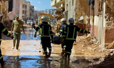 Inundación en Libia. Foto: DW.