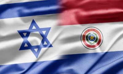 Banderas de Israel y Paraguay. Foto: PuroCampo.