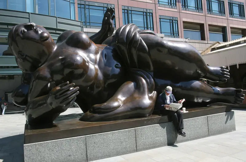 Fernando Botero, Broadgate Venus, Londres (Bloomberg News/Suzanne Plunkett)