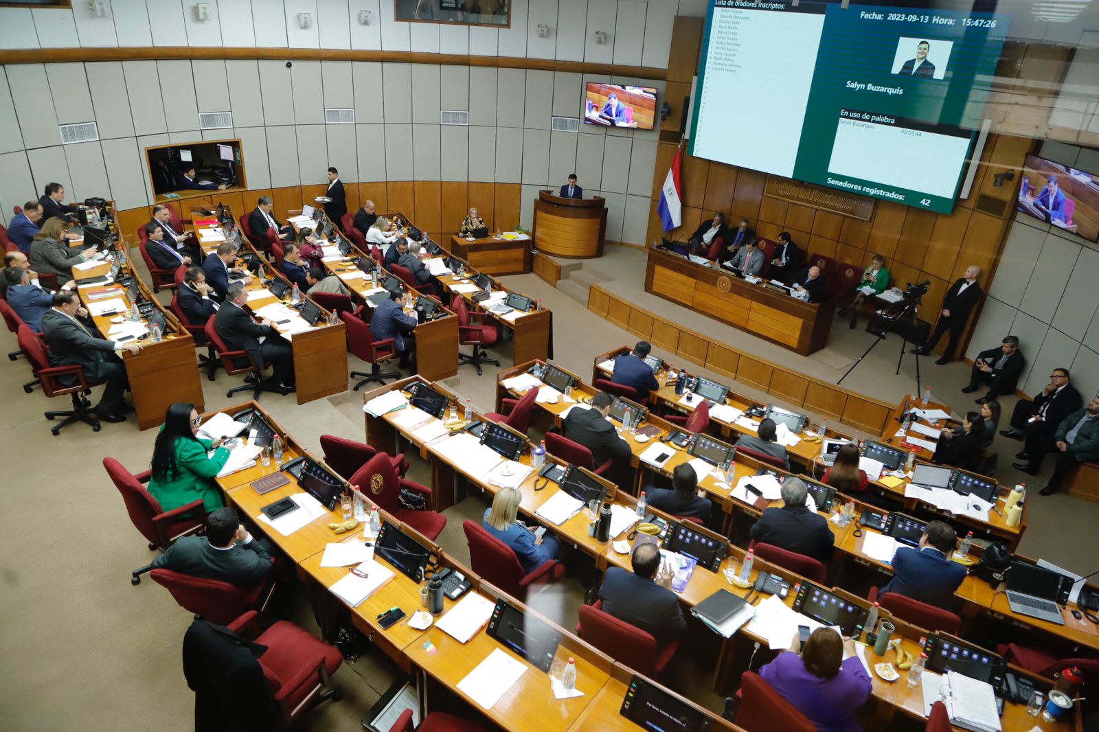 Cámara de Senadores. Foto: Gentileza.