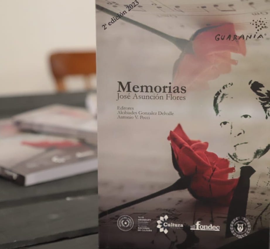 Portada del libro "Memorias", de José Asunción Flores. Cortesía