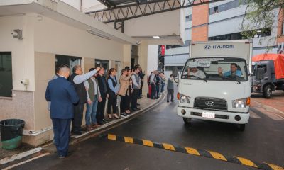 Parten maletines y máquinas de votación para elecciones del domingo. Foto: Gentileza.