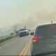 Incendio de gran magnitud en Ruta Luque- San Bernardino. Foto: Captura de pantalla.