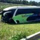 Bus involucrado en el accidente trasladaba alumnos paraguayos. Foto: Captura de video.