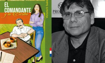 Victorio Suárez y su nueva novela. Cortesía