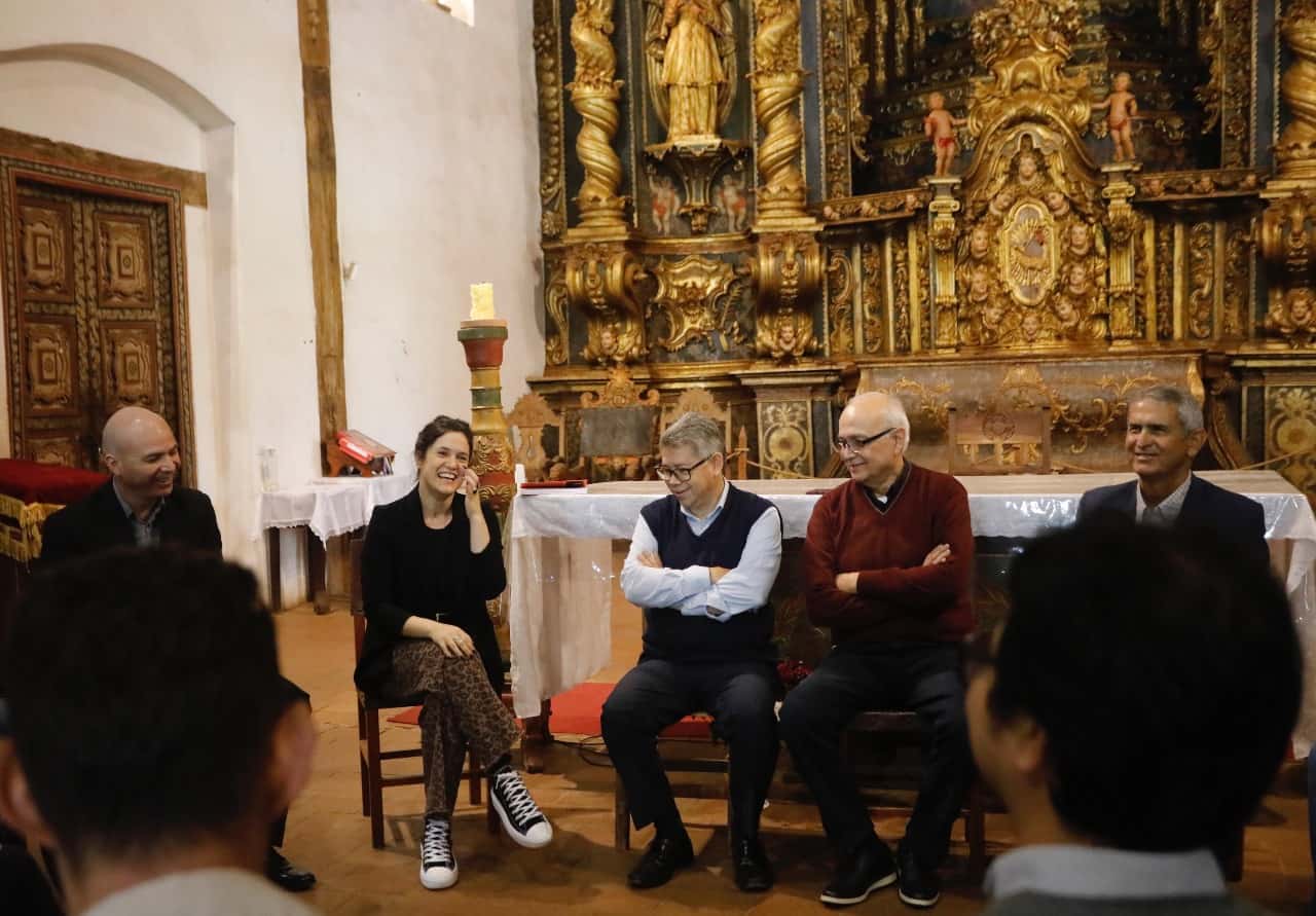 Iglesia de Yaguarón. Visita técnica de la ministra de la SNC. Cortesía