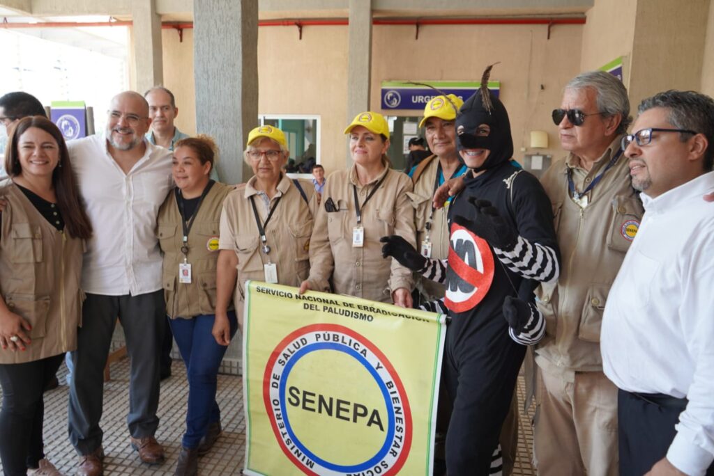 El IPS lanzó ayer, jueves, la campaña contra el dengue. Foto: Gentileza.