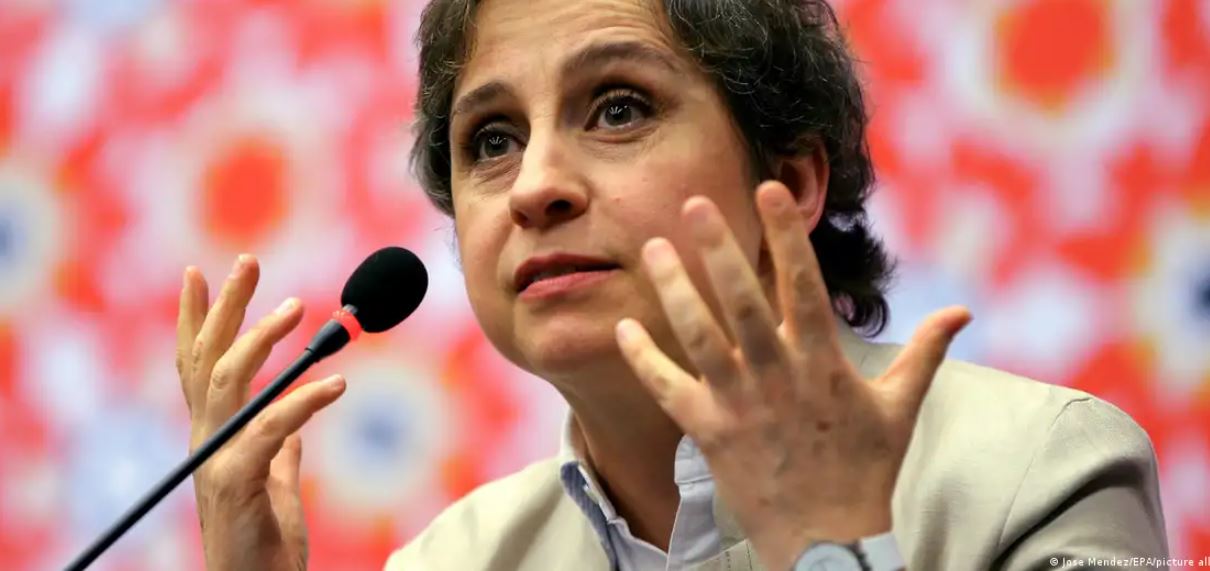 Periodista Carmen Aristegui. Foto: CNN.