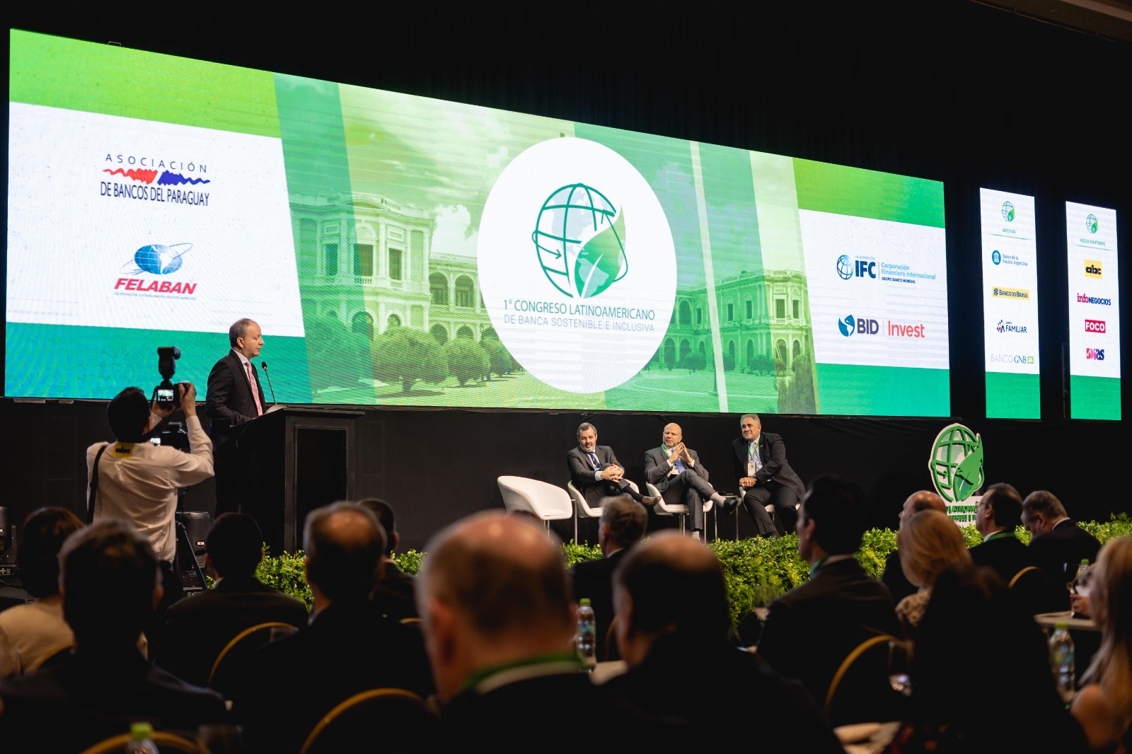 Arrancó en Asunción el 1° Congreso Latinoamericano de Banca Sostenible e Inclusiva. Foto: Gentileza.