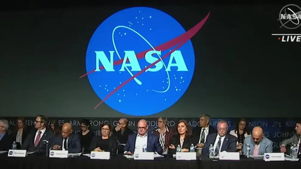 Conferencia de la NASA. Foto. 20 Minutos.