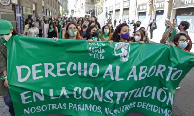 Mujeres a favor del aborto en Chile. Foto: France24