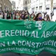 Mujeres a favor del aborto en Chile. Foto: France24