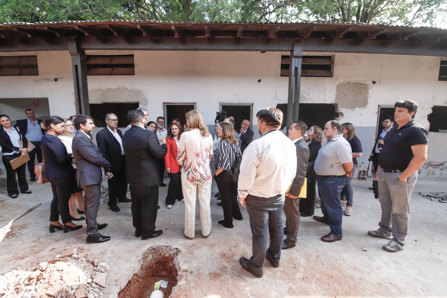 Autoridades se constituyeron hasta el hospital Psiquiátrico. Foto: Ministerio Público.