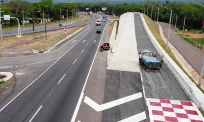 Rampa de frenado evita primer accidente en ruta PY02. Foto: MOPC.