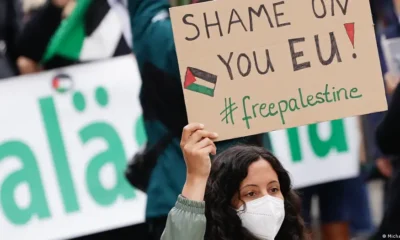 Manifestación de apoyo a Palestina en Berlin en 2021. Foto: DW.