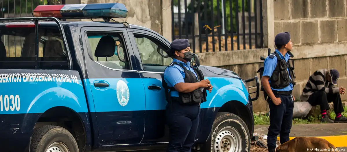 Policía de Nicaragua. Foto: DW.