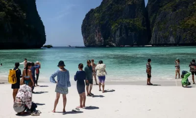 Playa de Maya Bay, en la isla tailandesa de Ko Phi Phi Leh. Foto: DW.