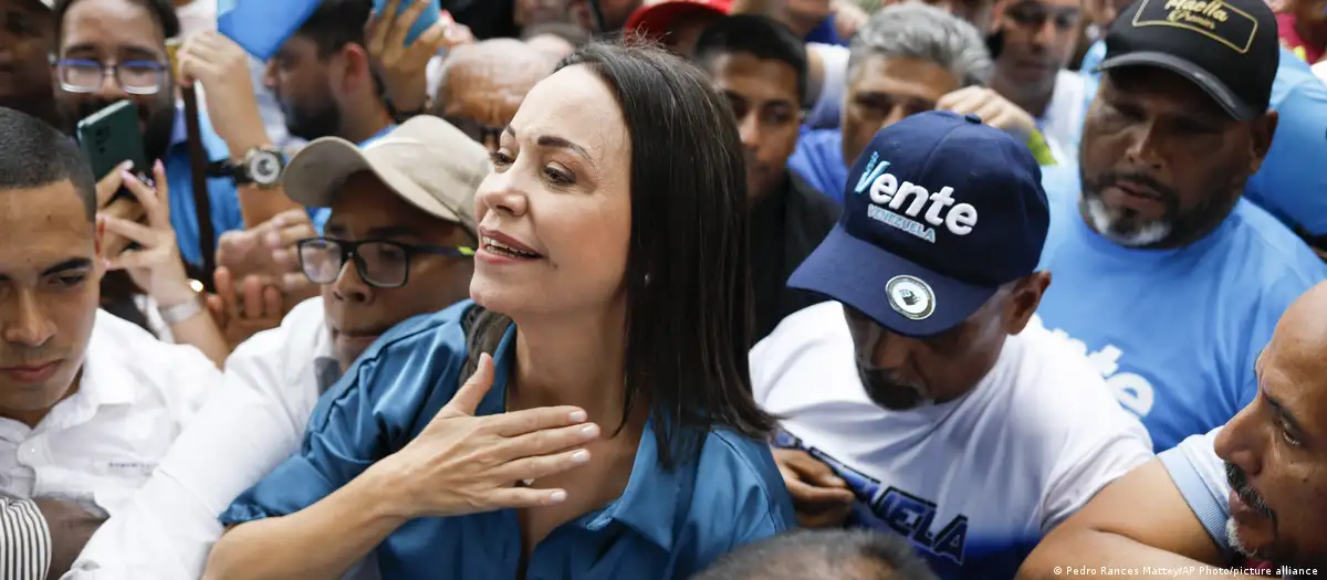 María Corina Machado. Foto: DW.