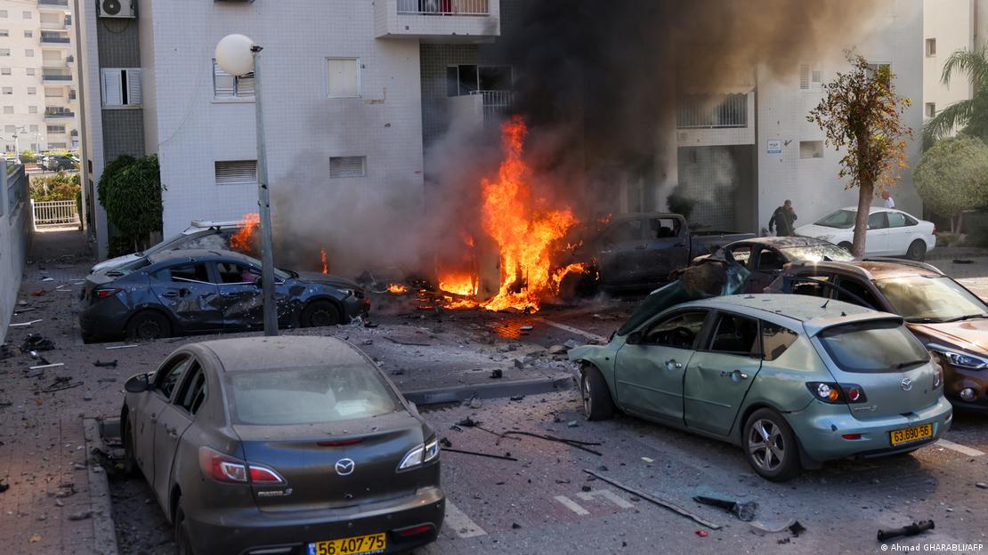 Ataque de Hámas a Israel. Foto: DW.