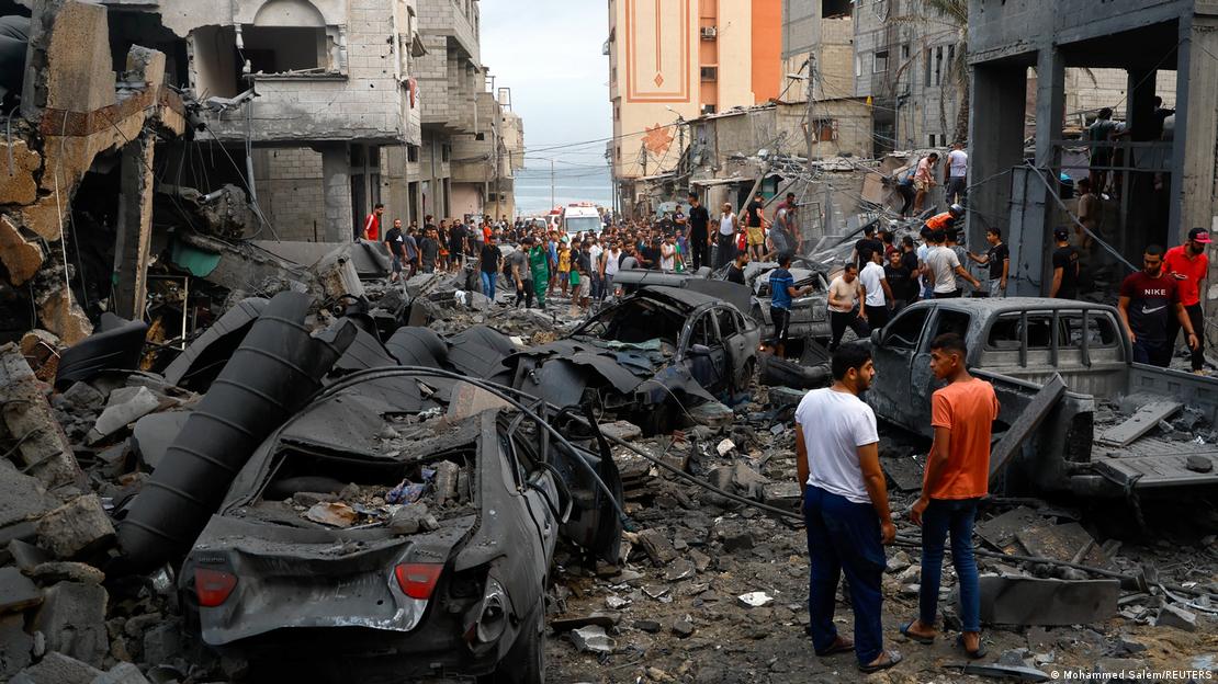 Israel tras los ataques de Hámas. Foto: DW.