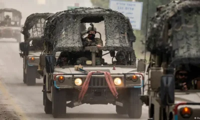 Tropas militares en la frontera con la Franja de Gaza. Foto: DW.