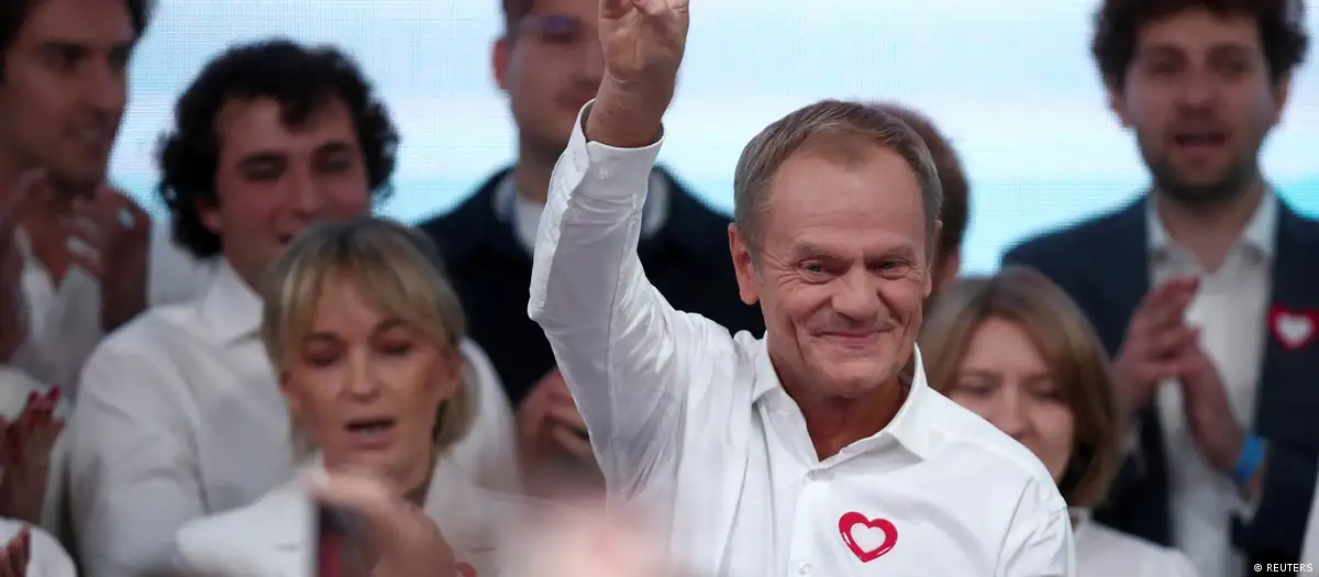 Donald Tusk, líder de la alianza opositora polaca. Foto: DW.