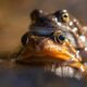 Ranas en apareamiento. Foto: DW.