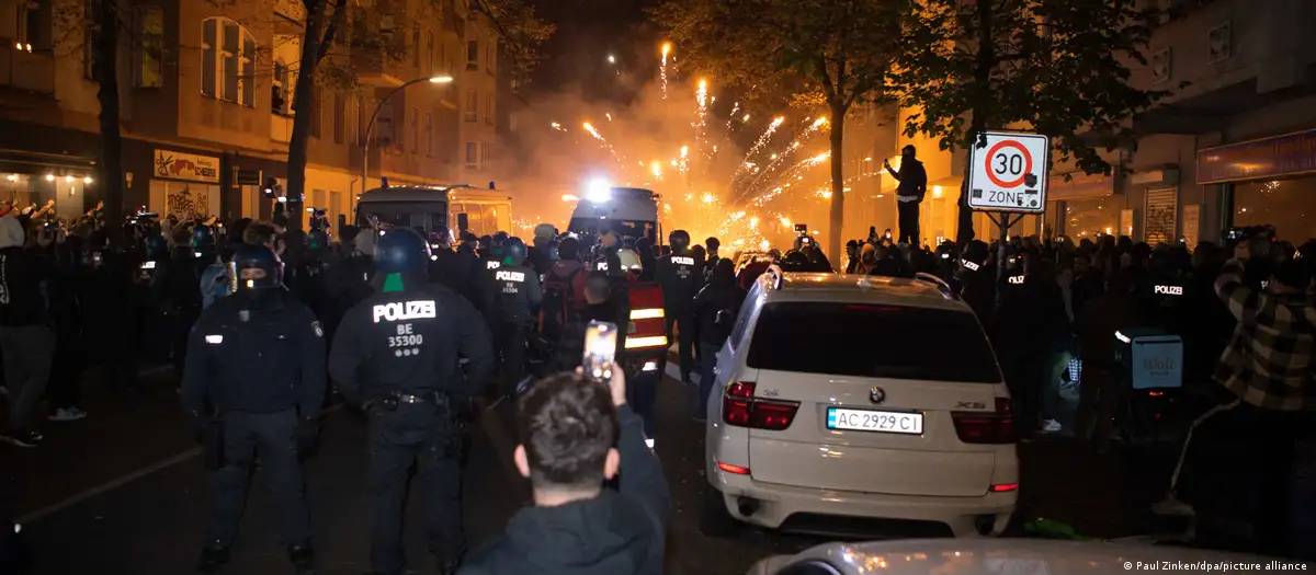 Manifestación en Berlín, Alemania. Foto: DW.