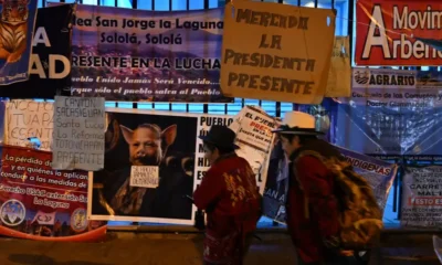 Protestas en Guatemala. Foto: DW.